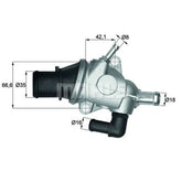 Alfa 145 Termostat 1997-1999 Mahle 60653946